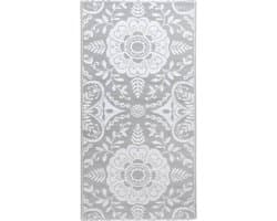 vidaXL - Buitenkleed - ARAKIL - 160x230 - cm - PP - lichtgrijs