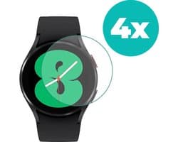 Samsung Galaxy Watch 4 screenprotector 40 mm - 4 stuks - Geschikt voor Samsung Galaxy Watch 4 40mm - Bescherming smartwatch scherm - Beschermer Samsung Galaxy Watch 4 screen protector beschermplaatje - 4 stuks