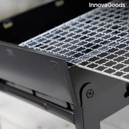 Opvouwbare draagbare barbecue voor gebruik met houtskool BearBQ InnovaGoods — thumbnail 4