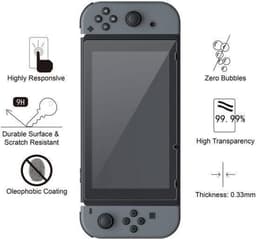 Ntech screenprotector geschikt voor Nintendo Switch - Glazen Screenprotector - Scherm Glas Bescherming - 0.33MM / — thumbnail 2