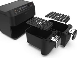 MAXXMEE Airfryer met dubbele mand - 2 x 3,8 l - 2400W - 6 programma's — thumbnail 3