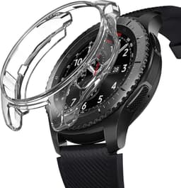 DrPhone AC3 TPU Case - Geschikt voor Samsung Galaxy Watch S3 / 46mm Plating - Transparant — thumbnail 2