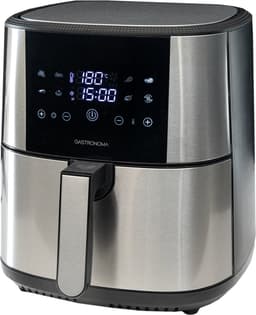 Gastronoma Heteluchtfriteuse - Airfryer 8L - Inclusief Accessoires - 18290007 - RVS/Zwart — thumbnail 2