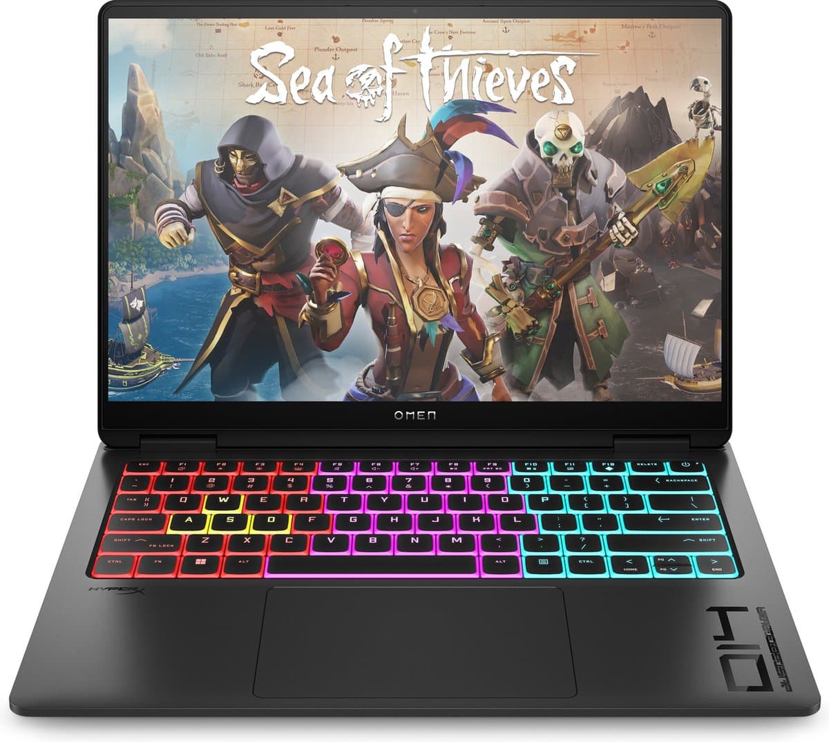 "HP OMEN 14-fb0075nd Intel Core Ultra 7 155H Laptop 35,6 cm (14"") 3K 16 GB LPDDR5x-SDRAM 1 TB SSD NVIDIA GeForce RTX 4060 Wi-Fi 7 (802.11be) Windows 11 Home Zwart" — afbeelding 1
