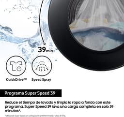 Samsung WW90DG6U85HH wasmachine Voorlader 9 kg 1400 RPM Wit — thumbnail 7