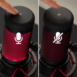 HyperX QuadCast - Streaming Microfoon - PS4/Windows/MAC - Rood — thumbnail 3