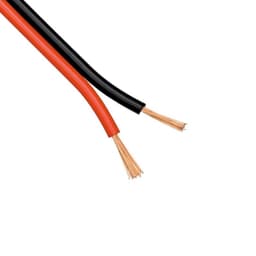 Luidspreker kabel (CCA) - 2x 0,75mm² / rood/zwart - 25 meter — thumbnail 2