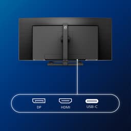 Philips 346E2CUAE - QHD Curved Ultrawide Monitor - USB-C 65w - EPEAT & TCO - 34 Inch — thumbnail 5