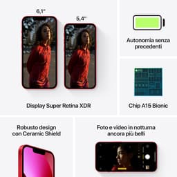 Apple iPhone 13 mini - 256GB - Rood — thumbnail 5