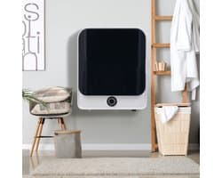 Uitlaatgasdroger, RVS droger, 3kg, feitelijk tot 4,5kg, 830W, meervoudige filtratie, 5 programma's. Bescherming tegen oververhitting, wandmontage [Energieklasse C]