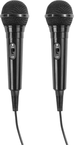 Karaoke set met 2 Microfoons en LED Effect Licht - Fenton LIVE2104 - Bluetooth Speaker - 400 Watt — thumbnail 5