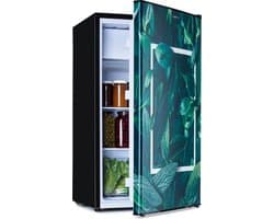 Klarstein CoolArt koel-vriescombinatie - Koelkast met 2 koelstanden, designfront, 5-traps thermostaat, 0 tot 10 °C, inhoud: 79 liter, thema: Bos