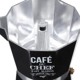 Secret de Gourmet Moka pot/percolator- aluminium - 300 ml - zwart — thumbnail 2
