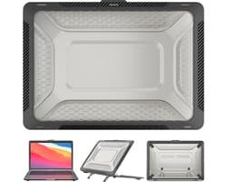 Protective Cover Armor Heavy Duty  Laptop Hoesje Geschikt voor: Apple MacBook Pro 13-inch 2020 A2338 M1 A2289 A2251 A2159 A1989 Beschermhoes met opvouwbare standaard