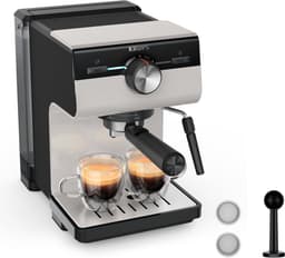 Krups Authentic C40 XP381B - Pistonmachine - Inclusief Melkopschuimer - Compact - Stijlvol Design - Geschikt voor Espresso en Latte — thumbnail 2