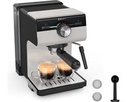 Krups Authentic C40 XP381B - Pistonmachine - Inclusief Melkopschuimer - Compact - Stijlvol Design - Geschikt voor Espresso en Latte — afbeelding 1