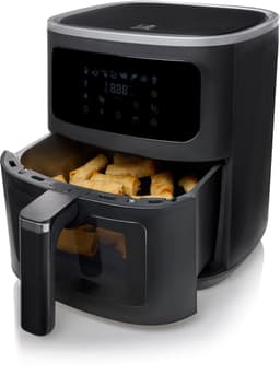 FRITEL Airfryer SnackTastic® 7720 – Heteluchtfriteuse 8L XXL – 1700W – Voor 1-8 Personen – Touchscreen – Airfryer met Kijkvenster & Verlichting – 8 Programma’s – PFAS-vrij – Zwart — thumbnail 3