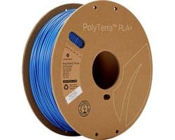 Polymaker PM70949 Regular Filament PLA+ Gering kunststofgehalte, Hoge stijfheid 1.75 mm 1000 g Blauw PolyTerra™ 1 stuk(