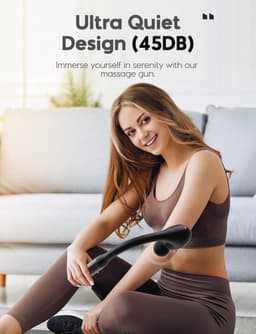 Diep Weefsel Massagepistool met 16 mm Massagekop voor Pijnverlichting - Draagbaar en Ergonomisch — thumbnail 4