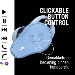FRESH 'N REBEL Twins Move Sport In-ear Draadloze oordopjes Vivid Blue — thumbnail 2