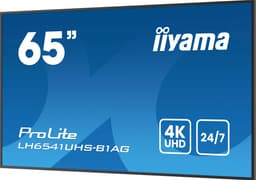 Iiyama LH6541UHS-B1AG professioneel digitaal signage display, 163,8 cm, 4K Ultra HD, 500 cd/m², zwart, 24/7. — thumbnail 4