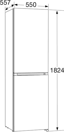 ETNA KCV282NWIT - Vrijstaande Koel vriescombinatie - 182 cm - Wit - No Frost - Extra groot Vriesvak - 50/50 — thumbnail 20