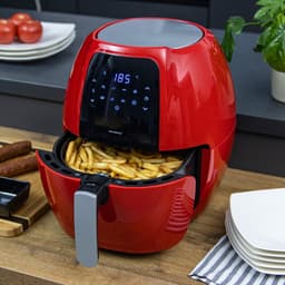 Klausberg KB-7571 - Heteluchtfriteuse - 1800W - 7,7L - Rood — thumbnail 3