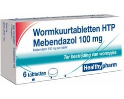wormkuurtabletten HTP mebendazol 100 mg
