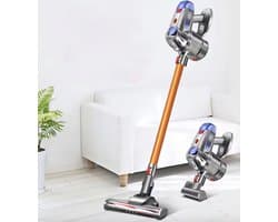 J&R Steelstofzuiger - Elektrische stofzuiger - Kruimeldief - 2in1 stofzuiger - 15kPa zuigkracht - Zakloos - 150W