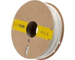 colorFabb Vibers Pla Wit 3D-printerfilament - 1,75 mm - 750 g - Print soepel - Matte afwerking - CO₂-reductie materiaal