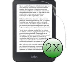 Screenprotector - 2 Stuks Folie - Geschikt voor Kobo Clara 2E - Ultra Clear - Bescherm Folie - Soft TPU - Screen Protector