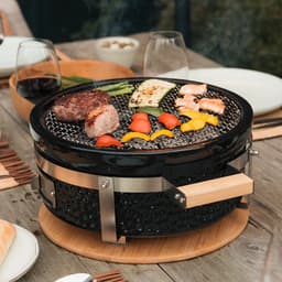 Outr Braza Tafelgrill - rond rooster met 30 cm grilloppervlakte - 2 handvaten — thumbnail 2