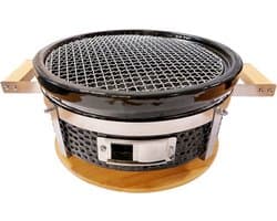 Outr Braza Tafelgrill - rond rooster met 30 cm grilloppervlakte - 2 handvaten