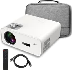 Reevi 2024 Model 4K Support - Mini beamer - Streamen vanaf je smartphone IOS&Android - 11000 Lumen - Projector - Incl Hdmi kabel & 2 ingebouwde speakers — thumbnail 1