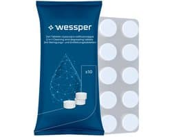 Tabletten voor het reinigen en ontvetten van de koffiemachine - 10 x 2g - universele reinigingstabletten - geschikt voor alle merken