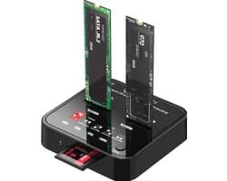 CoreParts MS-CLONER-M2-SD - Media- en dataduplicator - Zwart