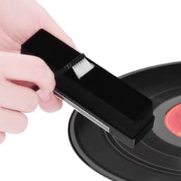 Platenborstel Premium 2 in 1- Premium Platenborstel + Naaldborstel - Antistatisch - Platenreiniger - Schoonmaakset voor Vinylplaten - LP Borstel - Soft Brush Record Brush Antistatische Plaatborstel Van Carbon — thumbnail 4