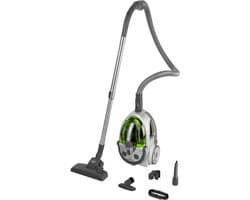 Zakloze stofzuiger - SENCOR - SVC 730GR-EUE2 - 800 W ECO-motor - 76 dBA - 1,5 L - Cycloonsysteem - Zilver/groen