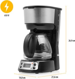Tristar Koffiezetapparaat filterkoffie 600W - CM-1284 - 0,75L, 7 kopjes - Automatisch uitschakelen - Zwart — thumbnail 4