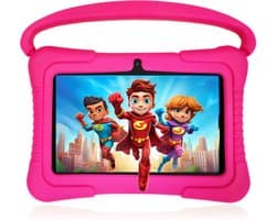 GØDLY® Kindertablet - 7 Inch - Kindertablet vanaf 3 jaar - Tablet Kinderen - Ouderlijk Toezicht - Gratis Beschermende Hoes - 12 Maanden Garantie - Roze