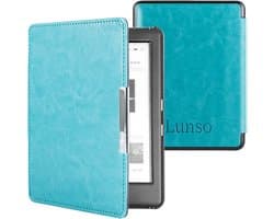 Lunso - Geschikt voor Kobo Glo / Glo HD / Touch 2.0 hoes (6 inch) - sleep cover - Lichtblauw