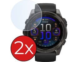 Screenprotector Geschikt voor Garmin Fenix 8 (47 mm) Screenprotector Glas Gehard Screen Cover - Screen Protector Geschikt voor Garmin Fenix 8 Screenprotector Tempered Glass - 2 PACK