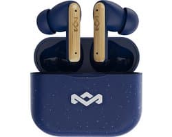 House of Marley Little Bird Draadloze Oordopjes - Bluetooth Oortjes Draadloos - 24 uur Batterijduur - Eco Friendly Design - Quickcharge - Touchbediening - Blauw