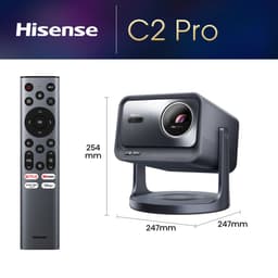 Hisense C2 Pro 4K TriChroma Laser Projector, 65 tot 300 inch, 2600 ANSI lumen, Dolby Vision, IMAX Enhanced — thumbnail 3