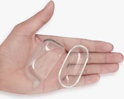kwmobile Earphones Case for Sony LinkBuds S Case - Clear TPU Silicone Earbuds Cover - Transparent — thumbnail 4
