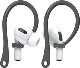 Ibley EarLoop Sport hooks grijs voor Apple AirPods Pro 1/2 & AirPods 3/4 - Oorhaken - Siliconen sport haken - Geschikt voor AirPods Pro 1/2 en Apple AirPods 3/4 - Set van 2 — thumbnail 1