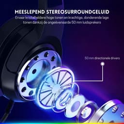 StayPowered Gaming Headset - Haarscherp Geluid & RGB Stijl - Stereo Surround Sound - Multiplatform Compatibiliteit - Ruisonderdrukkende Microfoon - Flip-Mute Schakeling - Comfortabele Pasvorm - Premium Materialen - Levering Sneller dan Aangegeven! — thumbnail 5