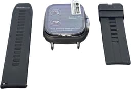 DrPhone DualX Duo2 - Smartwatch met Ingebouwde Oordoppen - Bluetooth 5, NFC, Gezondheidsmonitoring & Automatisch Opladen - Zwart — thumbnail 3