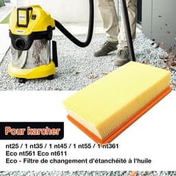 Vervangingsfilter van oliebestendige luchtfilterstofzuiger voor KARCHER NT25-1 NT35-1 NT45-1 NT55-1 NT361 ECO NT561 ECO NT611 ECO . — thumbnail 3