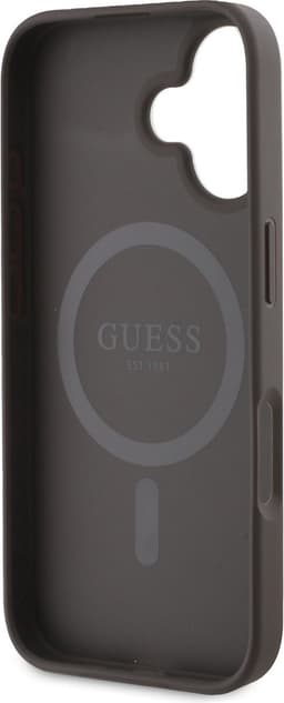 GUESS, Beschermhoes Geschikt voor Apple iPhone 16 Plus MagSafe Gedrukt 4G, Bruin — thumbnail 5